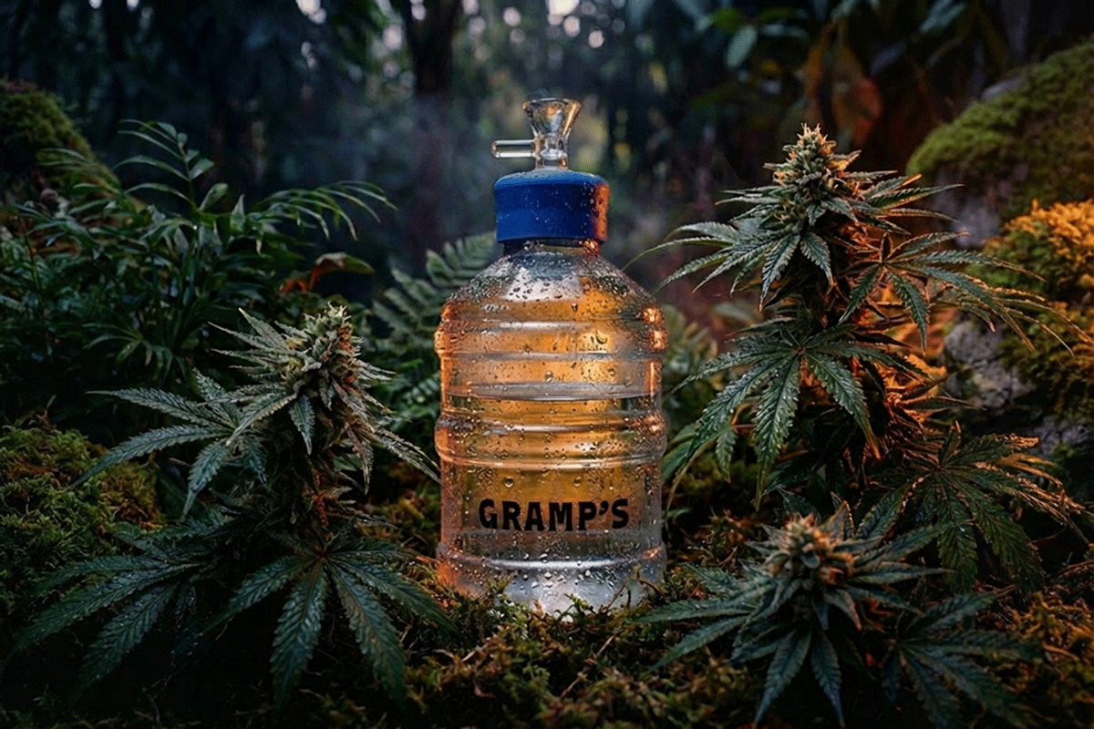 Gramp's Cannabis Flower Vase Lifestyle